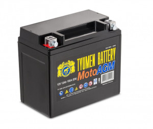 Аккумулятор для мототехники Tyumen Battery Moto AGM 12V 12Ah 150А прям.пол 150х86х130 (YTX14-BS, YTX12-BS)
