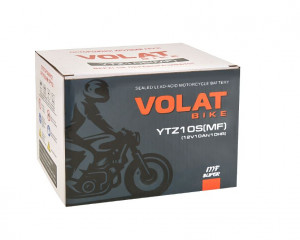 Аккумулятор для мототехники VOLAT MF 10Аh 190A 12V прям.пол 150x87x94 (YTZ10S)