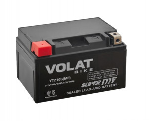 Аккумулятор для мототехники VOLAT MF 10Аh 190A 12V прям.пол 150x87x94 (YTZ10S)