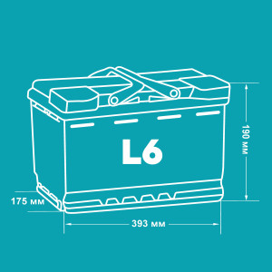 Аккумулятор HOWTER Grey 110 Ач обр. пол. 850А 393x175x190
