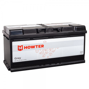 Аккумулятор HOWTER Grey 110 Ач обр. пол. 850А 393x175x190