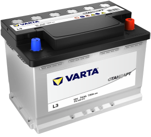 Аккумулятор Varta Стандарт 74 Ач низкий обр. пол. 720A 278x175x175