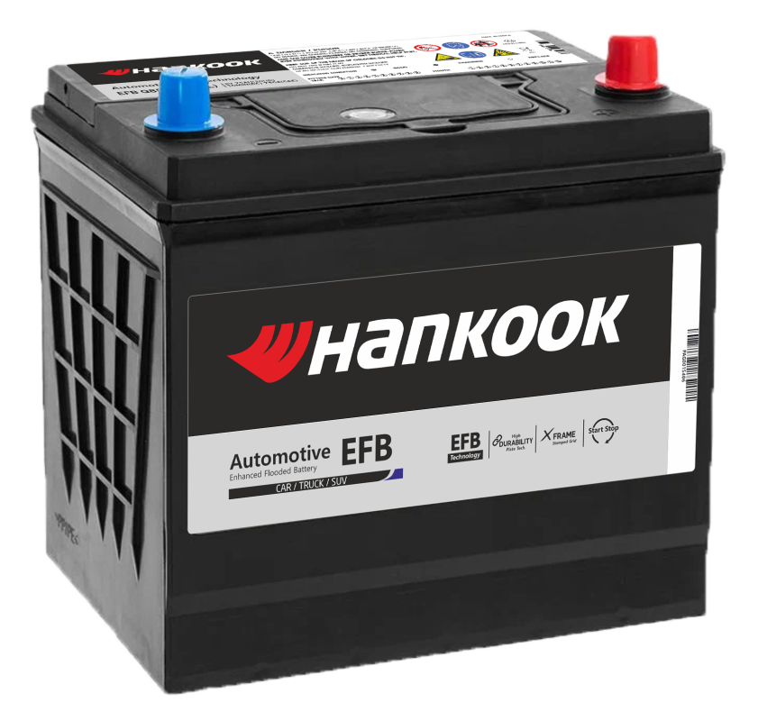 Аккумулятор HANKOOK EFB Start-Stop Q85 75 Ач обр. пол. 750A 230x170x220