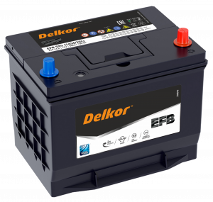 Аккумулятор DELKOR EFB 145D26L 90 Ач обр. пол. 820A 260x173x220