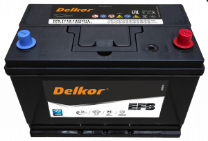 Аккумулятор DELKOR EFB 145D31L 105 Ач обр. пол. 920A 306x173x220