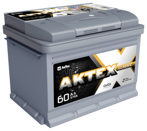 Аккумулятор АКТЕХ CLASSIC 60 Ач обр. пол. 570А 242х175х190