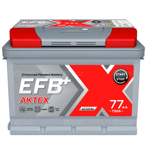 Аккумулятор Актех EFB+ 77 Ач обр. пол. 750А 278х175х190
