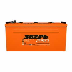 Аккумулятор ЗВЕРЬ евро обр. пол. 230Ач 1650А 518х274х237 конус