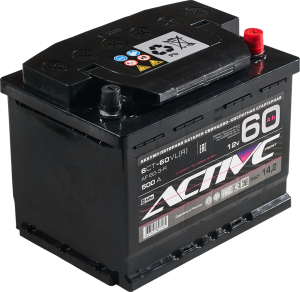 Аккумулятор ACTIVE FROST L2 60 Ач обр. пол. 500А 242х175х190