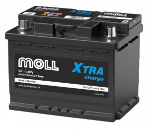 Аккумулятор MOLL XTRA CHARGE 60 Ач 580А обр. пол. низкий 242х175х175