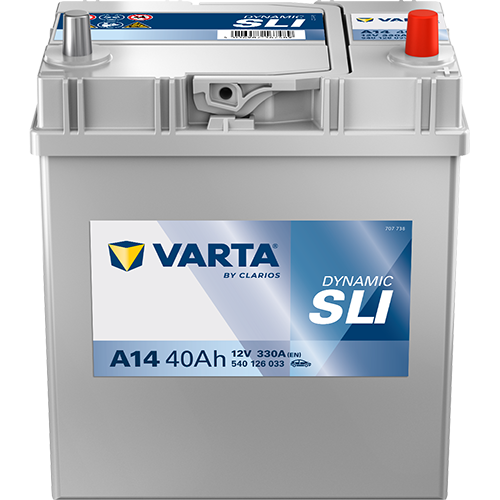 Аккумулятор VARTA SLI A14 40 Ач обр. пол. тонк. кл. 330A 187x127x220