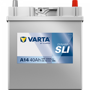 Аккумулятор VARTA SLI A14 40 Ач обр. пол. тонк. кл. 330A 187x127x220