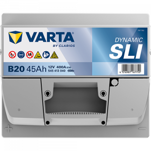 Аккумулятор Varta SLI B20 45 Ач прям. пол. 400A 207x175x190