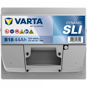 Аккумулятор Varta SLI B18 44R обр. пол. 440A 207x175x175