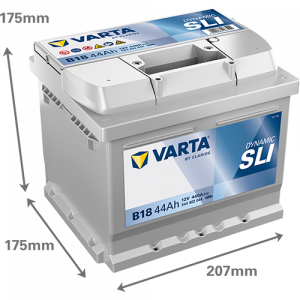 Аккумулятор Varta SLI B18 44R обр. пол. 440A 207x175x175