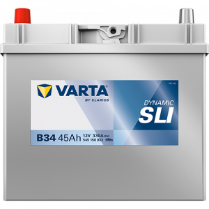 Аккумулятор VARTA SLI B34 45 Ач прям. пол. станд. кл. 330A 238x129x227