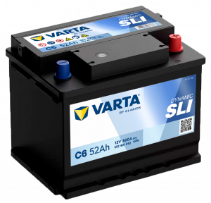 Аккумулятор Varta SLI C6 52R обр. пол. 520A 207x175x175