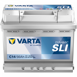 Аккумулятор Varta SLI C14 56R обр. пол. 480A 242x175x190