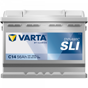 Аккумулятор Varta SLI C14 56R обр. пол. 480A 242x175x190