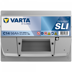 Аккумулятор Varta SLI C14 56R обр. пол. 480A 242x175x190