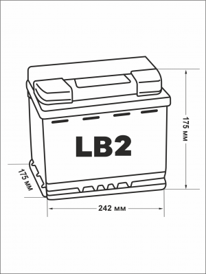 Аккумулятор Varta SLI D21 61 Ач обр. пол. 600A 242x175x175