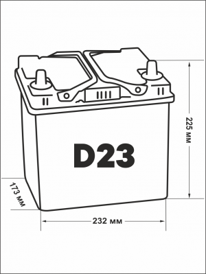Аккумулятор Varta SLI D48 60 Ач прям. пол. 540A 232x173x225