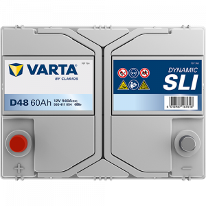 Аккумулятор Varta SLI D48 60 Ач прям. пол. 540A 232x173x225