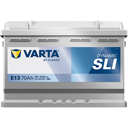 Аккумулятор Varta SLI E13 70 Ач обр. пол. 640A 278x175x190