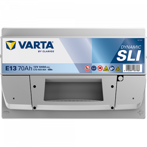 Аккумулятор Varta SLI E13 70 Ач обр. пол. 640A 278x175x190