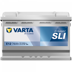 Аккумулятор Varta SLI E12 74 Ач прям. пол. 680A 278x175x190