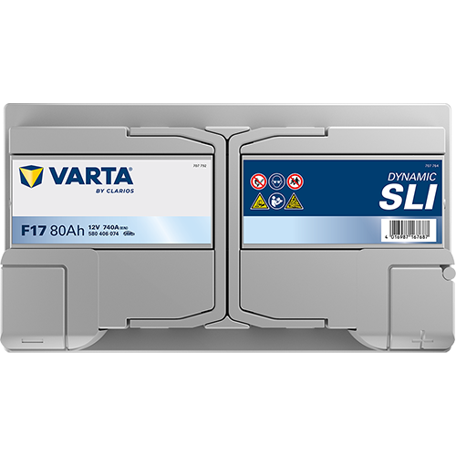 Аккумулятор Varta SLI F17 80 Ач обр. пол. 740A 315x175x175