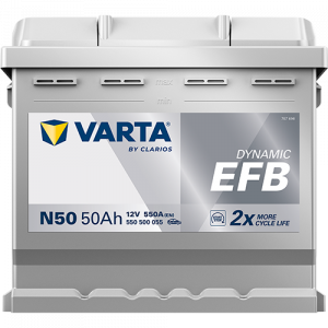 Аккумулятор Varta EFB N50 50 Ач обр. пол. 550A 207x175x190 (New)