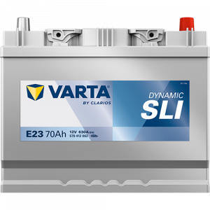 Аккумулятор Varta SLI E23 70 Ач обр. пол. 630A 261x175x220