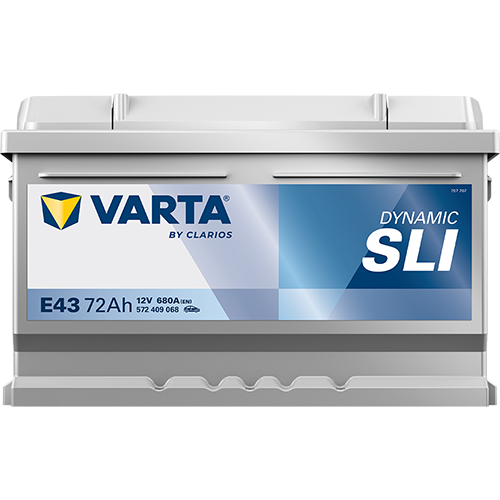 Аккумулятор Varta SLI E43 74 Ач обр. пол. низкий 680A 278x175x175