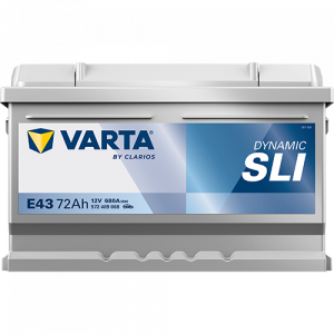 Аккумулятор Varta SLI E43 74 Ач обр. пол. низкий 680A 278x175x175