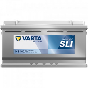 Аккумулятор Varta SLI H3 100 Ач обр. пол. 830A 353x175x190