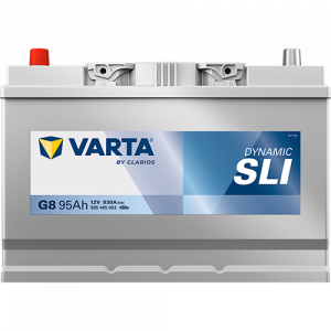 Аккумулятор Varta SLI G8 95 Ач прям. пол. 830A 306x173x225
