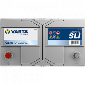 Аккумулятор Varta SLI G8 95 Ач прям. пол. 830A 306x173x225
