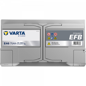 Аккумулятор Varta EFB E46 75 Ач обр. пол. низкий 730A 315x175x175 (New)