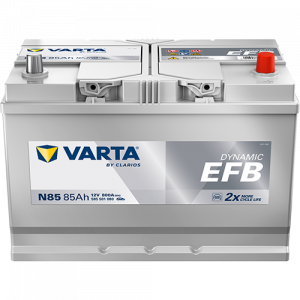 Аккумулятор Varta EFB N85 85 Ач обр. пол. 800A 306x173x225 (New)