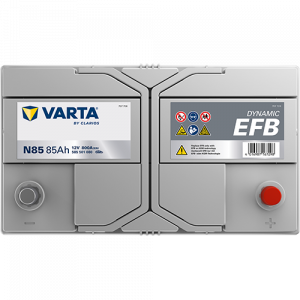 Аккумулятор Varta EFB N85 85 Ач обр. пол. 800A 306x173x225 (New)