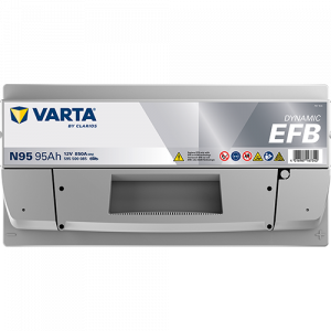 Аккумулятор Varta EFB N95 95 Ач обр. пол. 850A 353x175x190 (New)