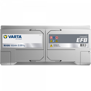 Аккумулятор Varta EFB N105 105 Ач обр. пол. 950A 394x175x190 (New)