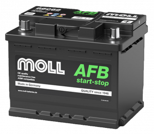 Аккумулятор MOLL AFB 66 обр. пол. 640А 242х175х190