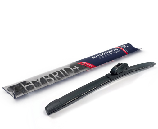Щетка стеклоочистителя бескаркасная гибридная AVTOPRIBOR HYBRID+ (мульти 9 в 1) 700 мм