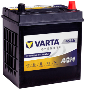 Аккумулятор Varta AGM B19 45 Ач обр. пол. станд. клеммы 430A 187x127x225 (545 401 043) for Vayage