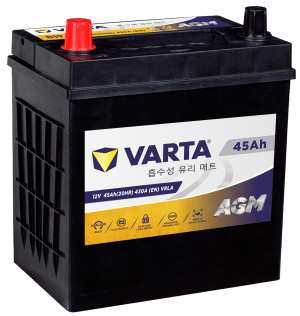 Аккумулятор Varta AGM B19 45 Ач прям. пол. станд. клеммы 430A 187x127x225 (545 401 043) for Voyage