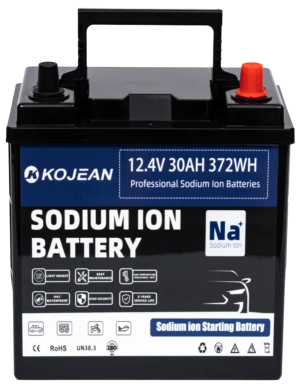Аккумулятор KOJEAN NA-ion+ Натрий-ионный 372Wh B19 30 Ач обр. пол. 187x127x227