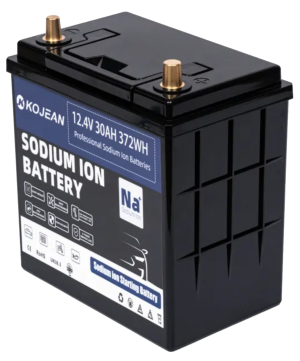 Аккумулятор KOJEAN NA-ion+ Натрий-ионный 372Wh B19 30 Ач обр. пол. 187x127x227
