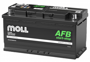 Аккумулятор MOLL AFB 96 обр. пол. 860А 353х175х190